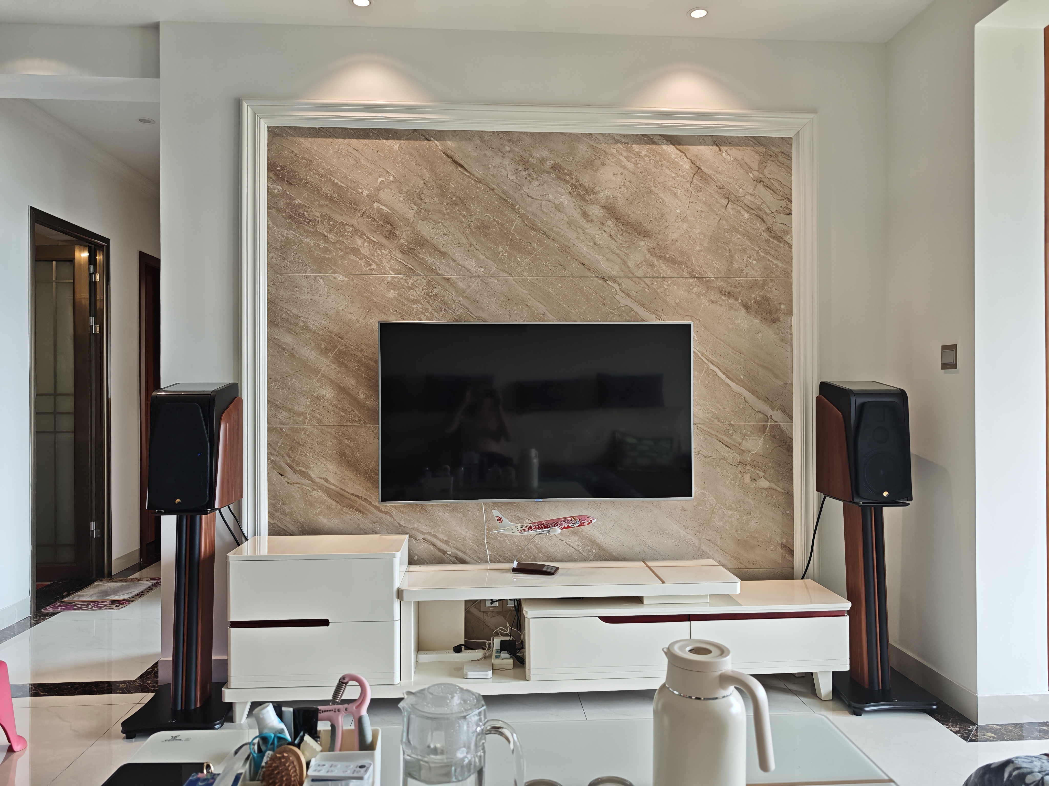 惠威（HiVi）ST3.2 音箱脚架 家用音响减震抗震底座 音响支架 适用M300系列 实拍图