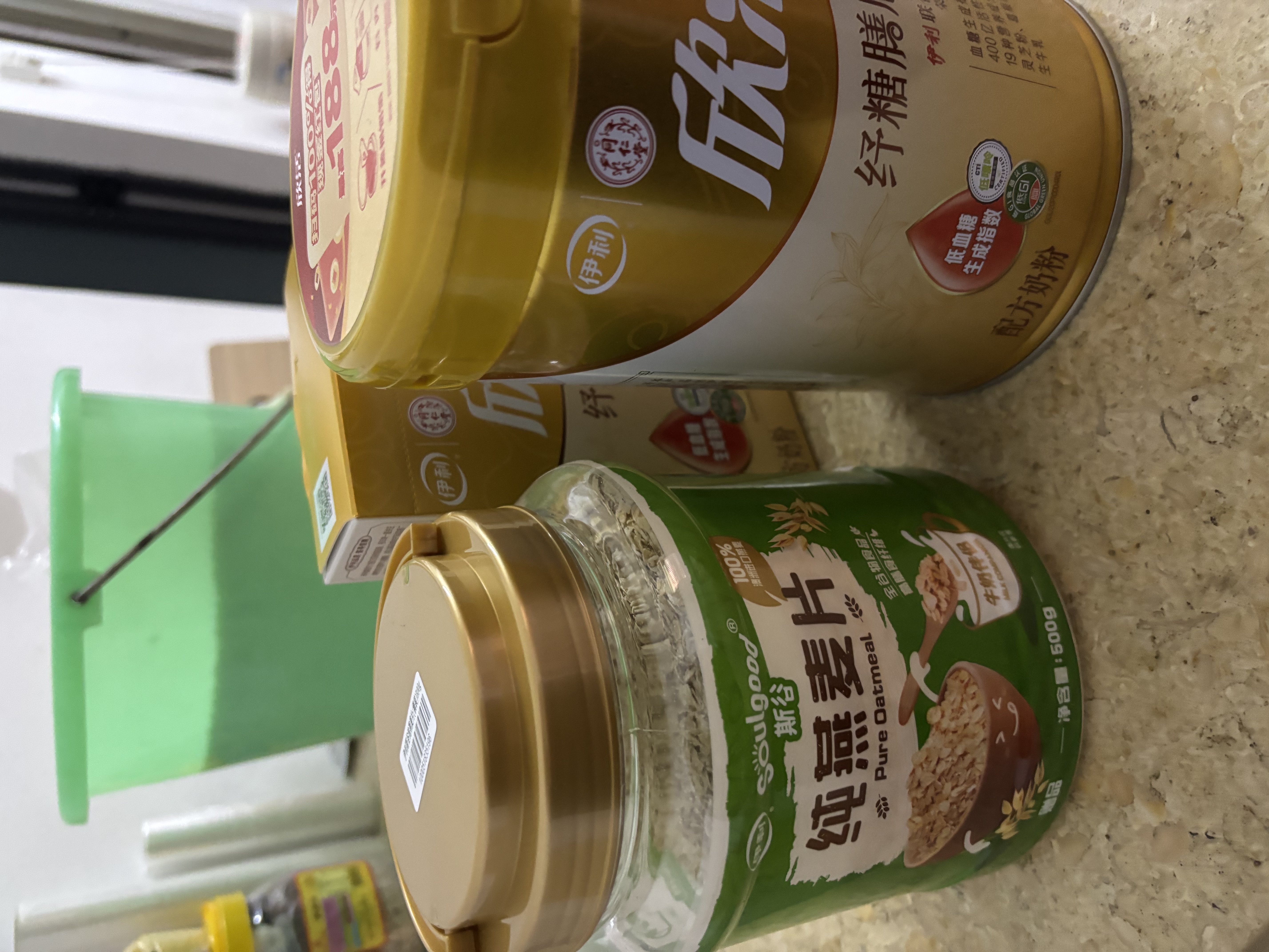 伊利斯谷纯燕麦片 送礼 早餐 全谷物食品其他奶粉高膳食纤维 桶装500g 实拍图