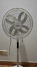美的（Midea）【幸运草安睡1S】一级能效直流变频声控电风扇家用遥控卧室静音落地扇台式桌面抗菌大风力转页扇 实拍图