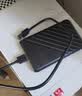 奥睿科Type-C移动硬盘盒2.5英寸USB3.1 SATA串口台式机笔记本外置盒固态机械SSD硬盘盒子 黑25PW1 实拍图