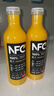 农夫山泉100%纯果汁NFC橙汁900ml*4瓶整箱装鲜果冷压榨饮料礼盒 实拍图