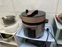 美的（Midea）蒸煮电压力锅5L 智能预约多功能一体高压电饭煲家用4-6人开盖火锅煲汤双胆电饭锅MY-YL50Q3-451 实拍图