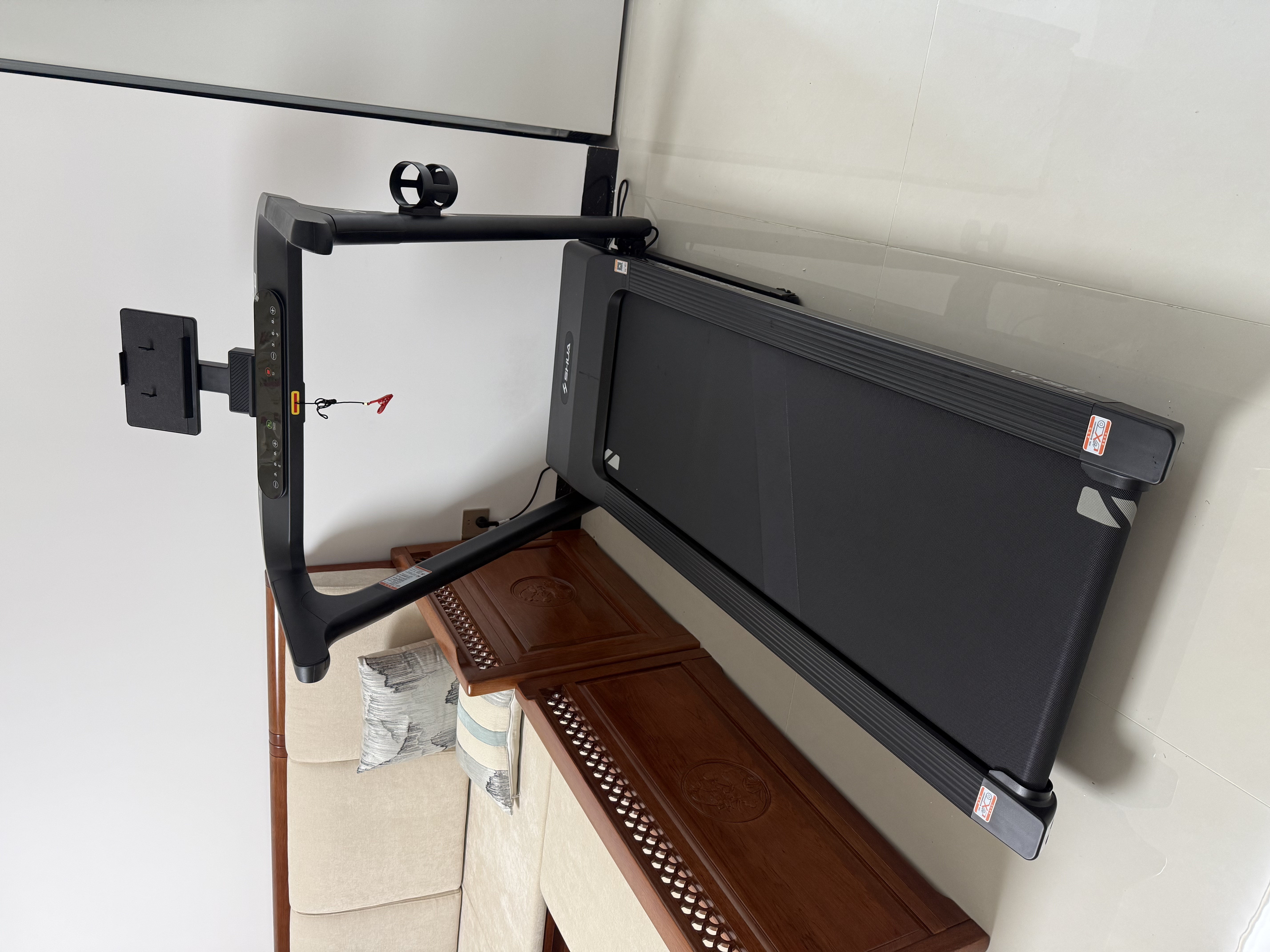 舒华（SHUA）E3+MAX马拉松跑步机家庭用阿波罗减震折叠爬坡减肥走步机T350Y-H3 实拍图