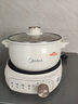 美的（Midea）电煮锅 电火锅 电热锅 电炒锅 分体式可拆洗 2.6L小电锅 学生宿舍多功能锅泡面锅 XZC2088S 配蒸笼 实拍图