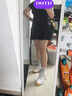 YONEX尤尼克斯羽毛球鞋男女款超轻透气减震运动鞋SHB220CR 米白色 37 实拍图