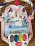 babycare婴儿健身架脚踏钢琴0-1岁新生儿见面礼物宝宝安抚玩具多布拉兔子 实拍图