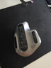 罗技（Logitech）大师系列 MX Master 3S 无线蓝牙鼠标 人体工学 办公 静音鼠标 高端 石墨黑 带无线接收器 实拍图