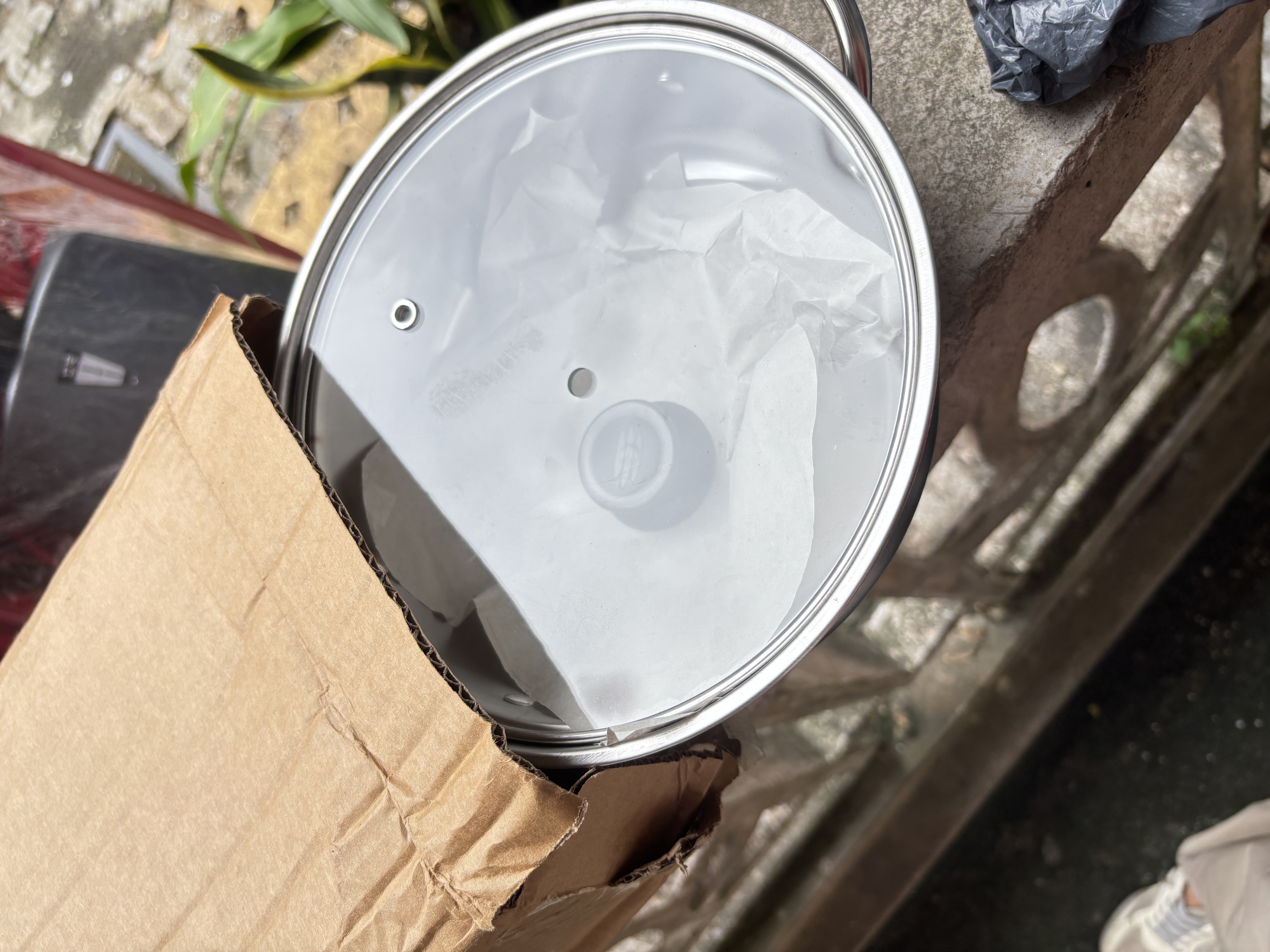 不锈钢汤锅家用特厚蒸锅一体电磁炉煲汤炖锅煮粥锅燃气双耳锅 24CM【带盖】组合加厚底 实拍图