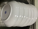 传旗 陶瓷盘子 8英寸4只 陶瓷餐具盘碟菜盘饭盘深汤盘 新白陶瓷 实拍图