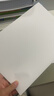得力A4/80张不干胶标贴打印纸 带背胶亚面铜版标签纸 整张无分割 喷墨激光打印机均适用 21901 实拍图