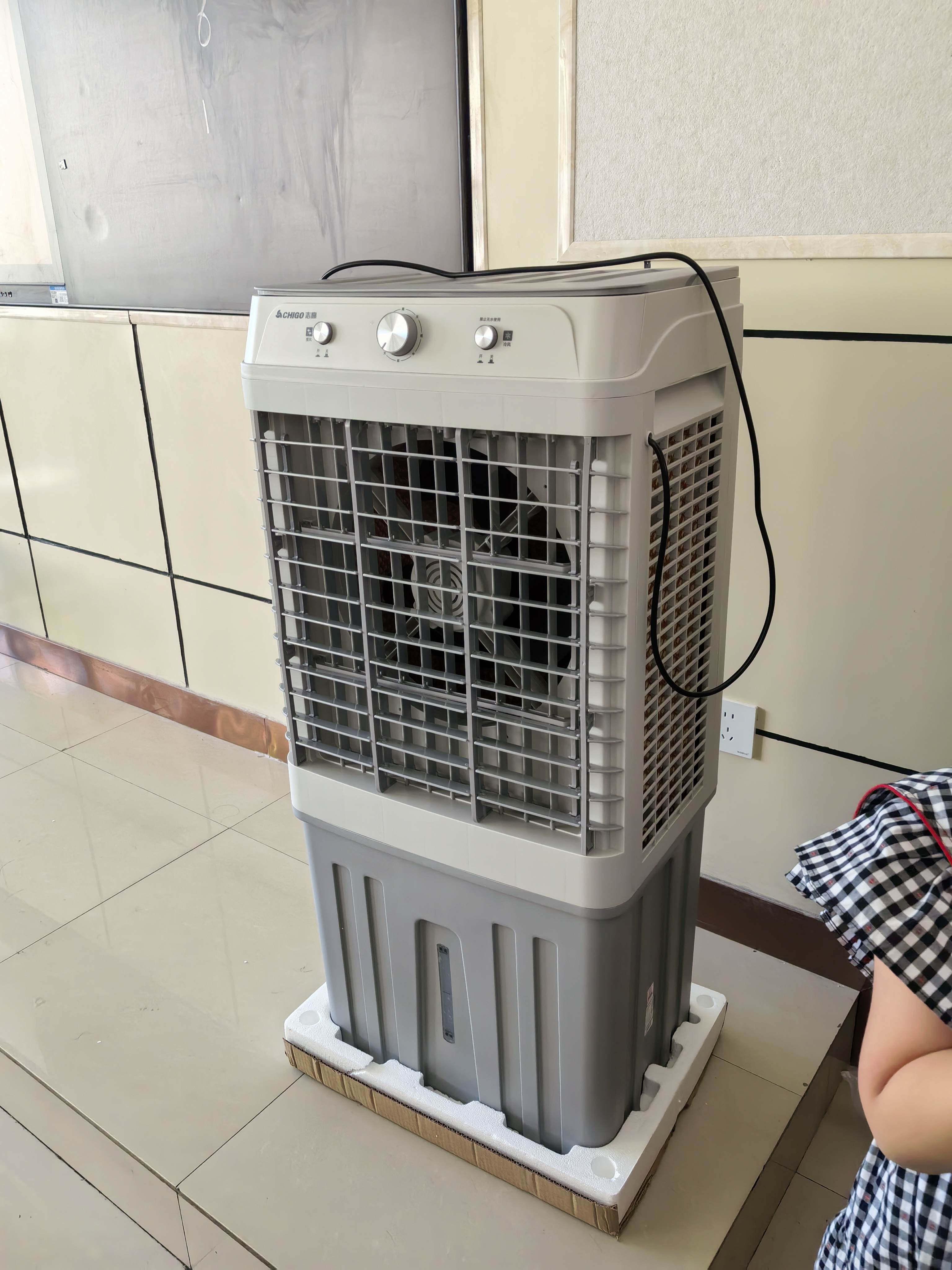 志高（CHIGO）空调扇工业冷风机强力制冷电冷风扇移动水冷空调加冰块商用冷气机大面积车间超强降温 实拍图