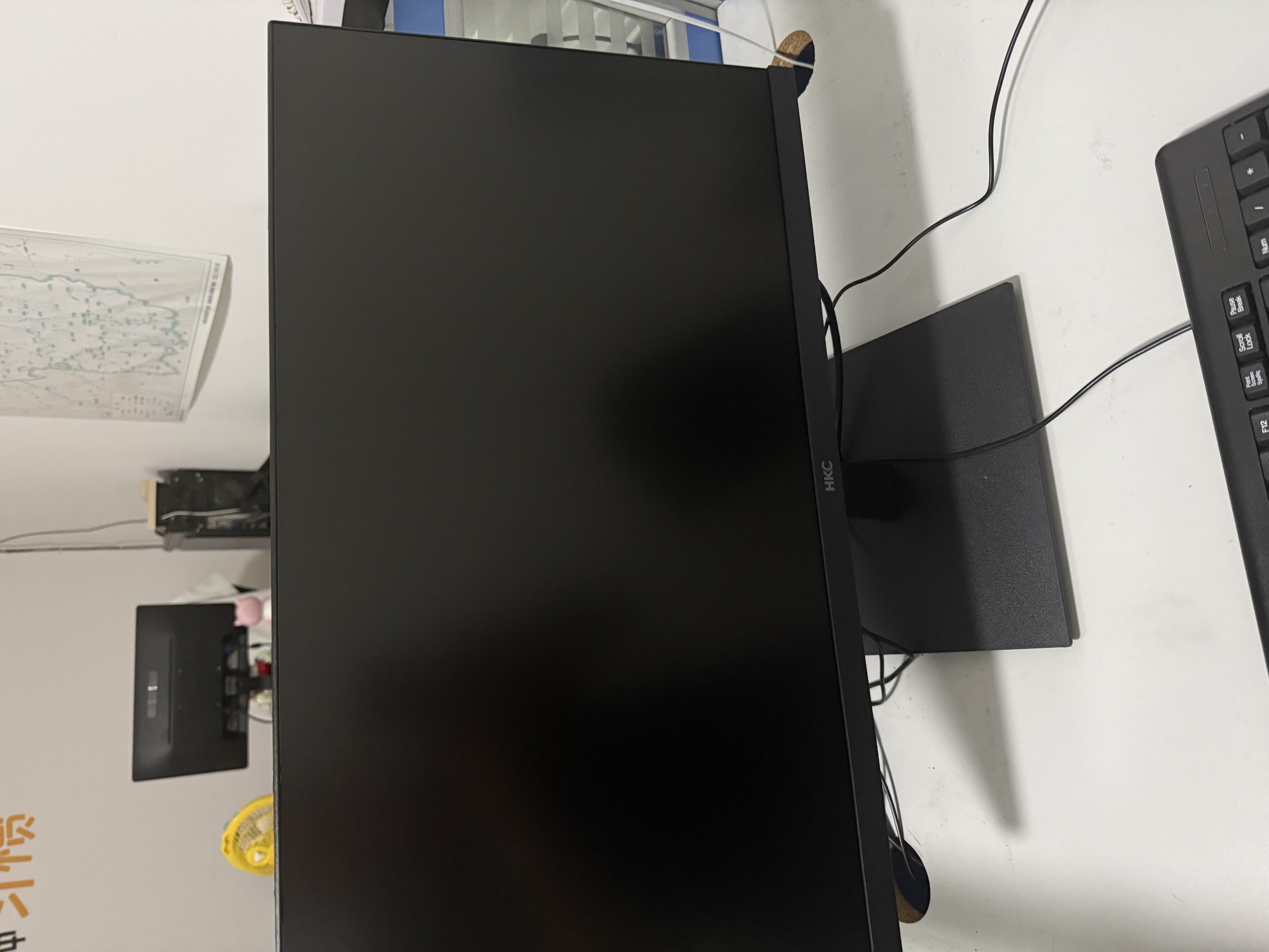 HKC 24.5英寸100Hz高清屏幕99%sRGB广色域爱眼低蓝光不闪屏可壁挂HDMI电脑办公电竞游戏显示器V2511 实拍图