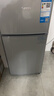 志高（CHIGO）小冰箱迷你小型家用冷藏冷冻两用宿舍出租房用双门办公室电冰箱节能省电 【一级能效】76L银色【全国联保丨节能省电】 实拍图