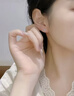 老凤祥轻奢星期耳钉女2026新款一周纯银针耳环生日七夕情人节礼物送女友 实拍图