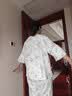 嫚熙（EMXEE）睡衣春夏季孕妇装衣服裤子哺乳待产产后月子服家居服套装弹力丝麻 浅草曼波-两件套（无哺乳口调节带 套头款） L（适穿115-135斤） 实拍图