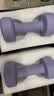 Keep哑铃女男健身家用彩色浸塑环保手铃亚铃全身塑形水蓝2kg*2 实拍图