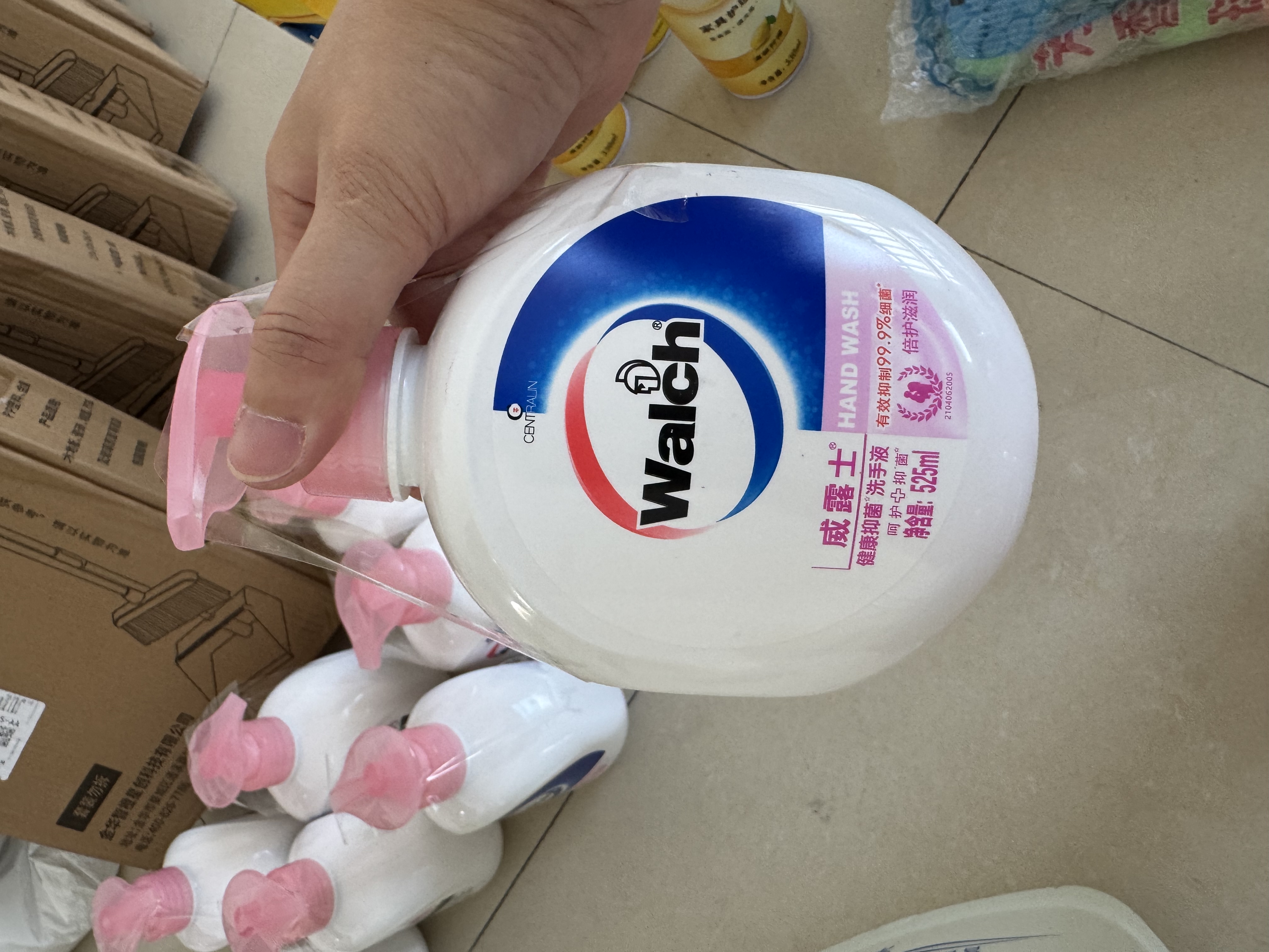 威露士（Walch）洗手液健康抑菌525mlx3瓶 家庭儿童消毒杀菌泡沫丰富洗护灭甲流感 实拍图
