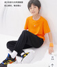 361°童装儿童长裤夏季男女童3-14岁透气空调裤 黑140 实拍图