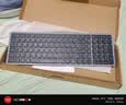 B.O.W航世 K670DL双模无线蓝牙充电键盘 办公平板手机笔记本电脑iPad静音键盘106键 黑灰色 实拍图