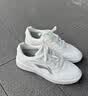 李宁元宝丨板鞋运动鞋男鞋低帮小白鞋秋冬简约潮流轻质百搭休闲鞋 云雾白/浅灰蓝(339男款)-4 【元宝】 39.5 实拍图
