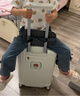 大嘴猴（paul frank）宝妈行李箱儿童可坐骑大容量拉杆箱带娃宝宝推车24英寸靠背旅行箱 实拍图