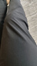 鸿星尔克运动裤男夏季速干运动休闲裤长裤束脚梭织卫裤男士裤子通勤九分裤 【吸湿速干】-正黑-2012 XL （170-175cm/130-140斤） 实拍图