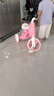 贝趣儿童三轮车自行车1-3-6岁脚踏车宝宝平衡车婴儿幼儿2岁小孩童车 洛珊粉【灯光音乐+防侧翻】 滑步滑行车生日六一儿童节礼物 实拍图