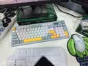 联想（Lenovo）K2_Pro三模键盘鼠标套装无线蓝牙有线机械手感混彩灯效消音结构旋钮办公游戏电脑键鼠套装 雾海蓝 实拍图