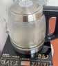 开品 全自动底部上水感应续水电热水壶 家用办公茶具套装烧水消毒茶台 可嵌入式玻璃烧水壶茶桌一体 1L 晶耀黑20X37CM 烧水煮杯 桶水款 实拍图