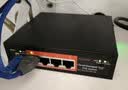 keepLINK KP-9000-104GTP千兆5口云网管AI智能POE交换机52W摄像头监控网络网线分流器/台 实拍图