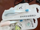 babycare儿童牙刷宝宝牙刷婴儿软毛刷倍净训练牙刷3岁+欧泊粉+柔雾蓝2支装 实拍图