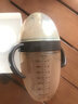 世喜奶瓶6个月以上婴儿仿母乳硅胶断奶棕瓶带重力球手柄240ml随机发货 实拍图