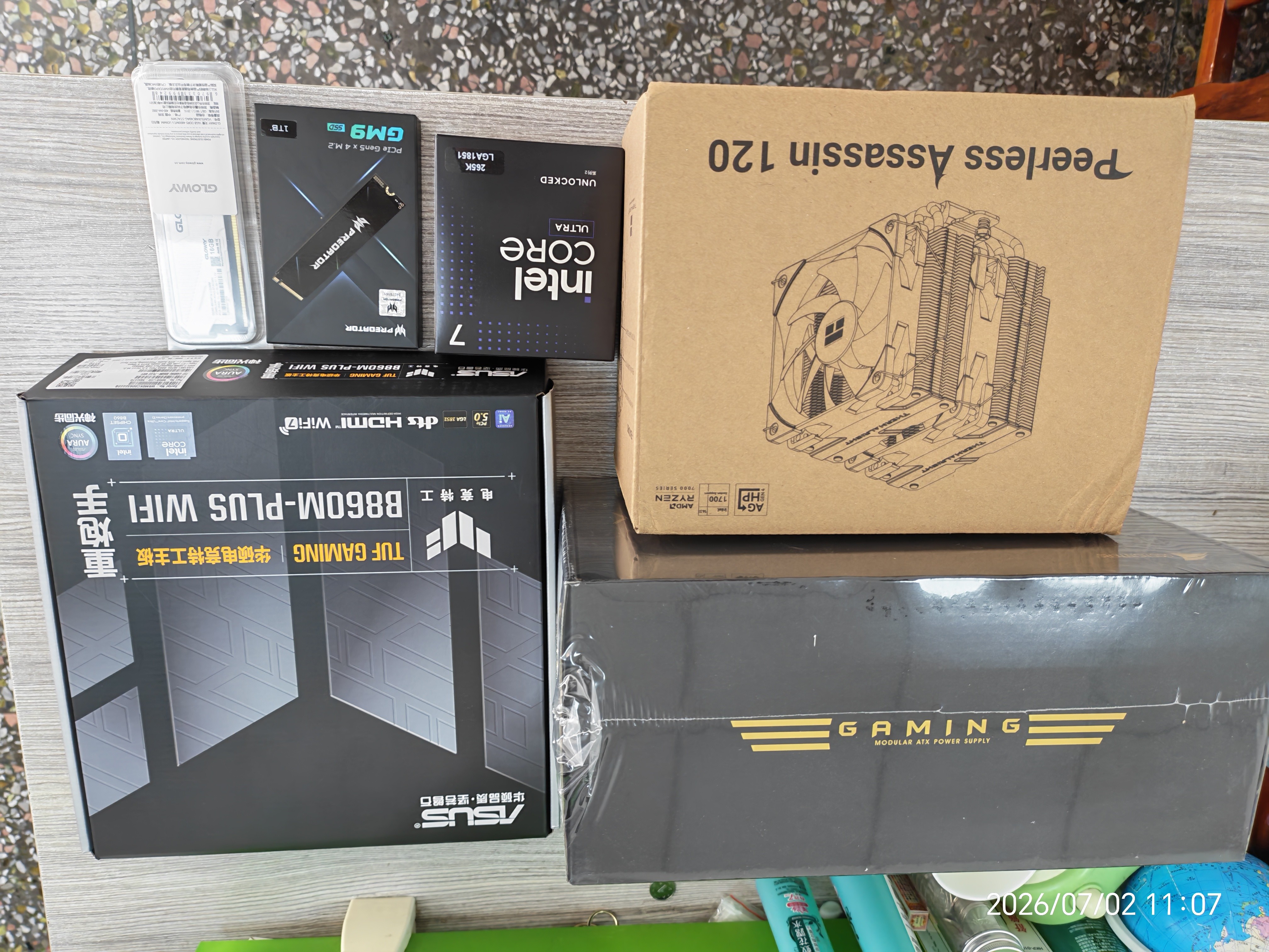 利民（thermalright）Peerless Assassin 120 AGHP 3.0 热管风冷散热器 6热管双塔 带顶盖双C12风扇 PA120 实拍图