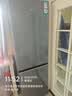 海尔（Haier）零嵌入式冰箱410升双开门家用风冷无霜一级能效双变频两门电冰箱超薄 底部散热 国家补贴以旧换新 【丝缎灰】410升全空间保鲜+EPP超净系统 实拍图