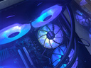 TCOMAS钛钽SJ-A080 360黑色 一体式CPU水冷散热器 大冷头加厚冷排风扇ARGB光效 支持intel/AMD 实拍图