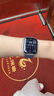 Apple/苹果 Watch S11 智能手表GPS+蜂窝款42毫米银色铝金属表壳雾紫色运动型表带S/M MF9G4CH/B 实拍图