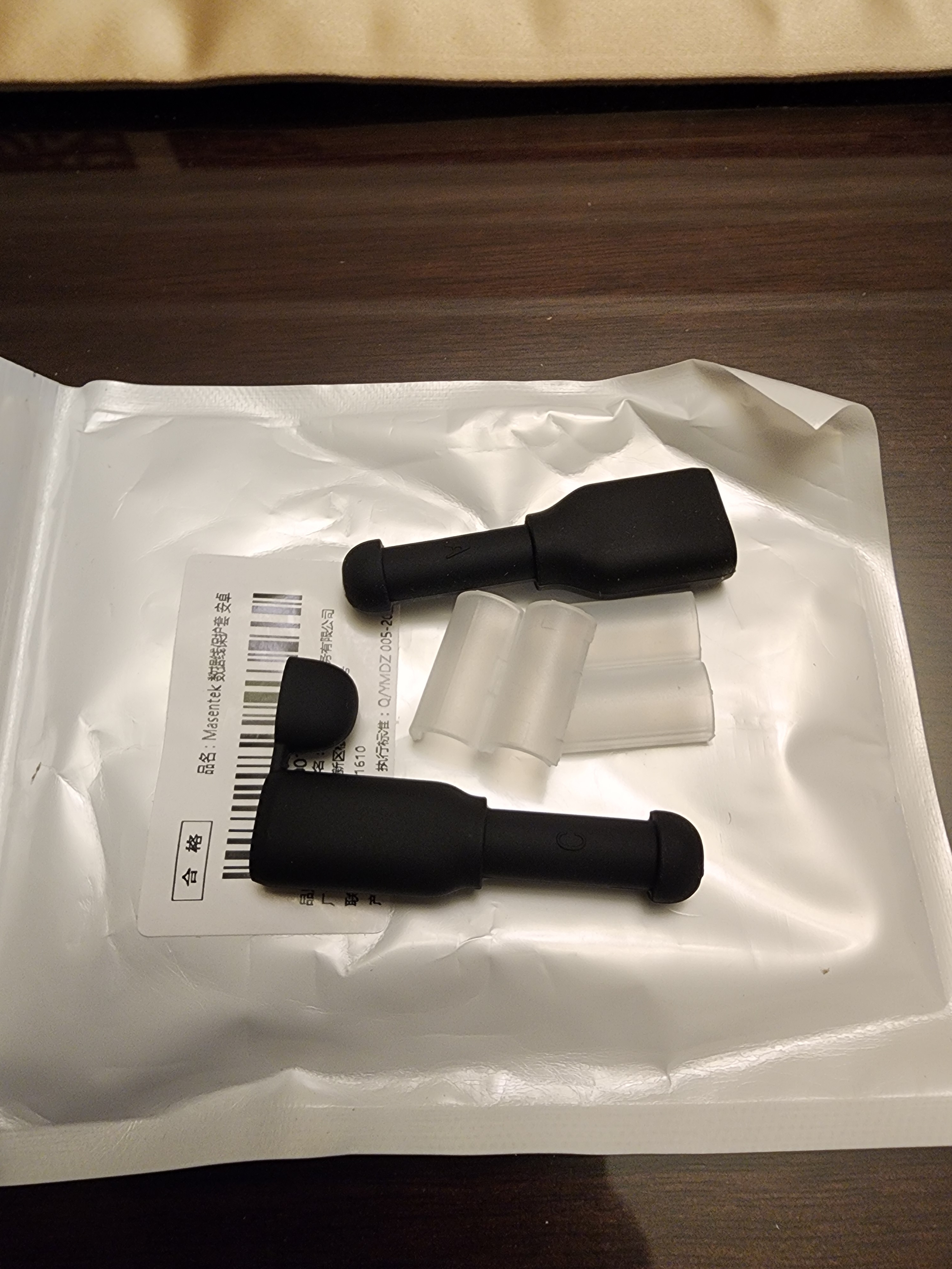 Masentek数据线保护套头 安卓Type-C+USB插口硅胶充电线防折断头绕线器苹果Lightning理线头防断裂通用 实拍图