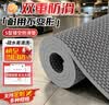 安达通 防滑垫PVC镂空地垫加厚可裁剪地毯室外室内卫生间厨房排水防滑防油地垫 灰色1.2m*1m厚4.5mm  实拍图