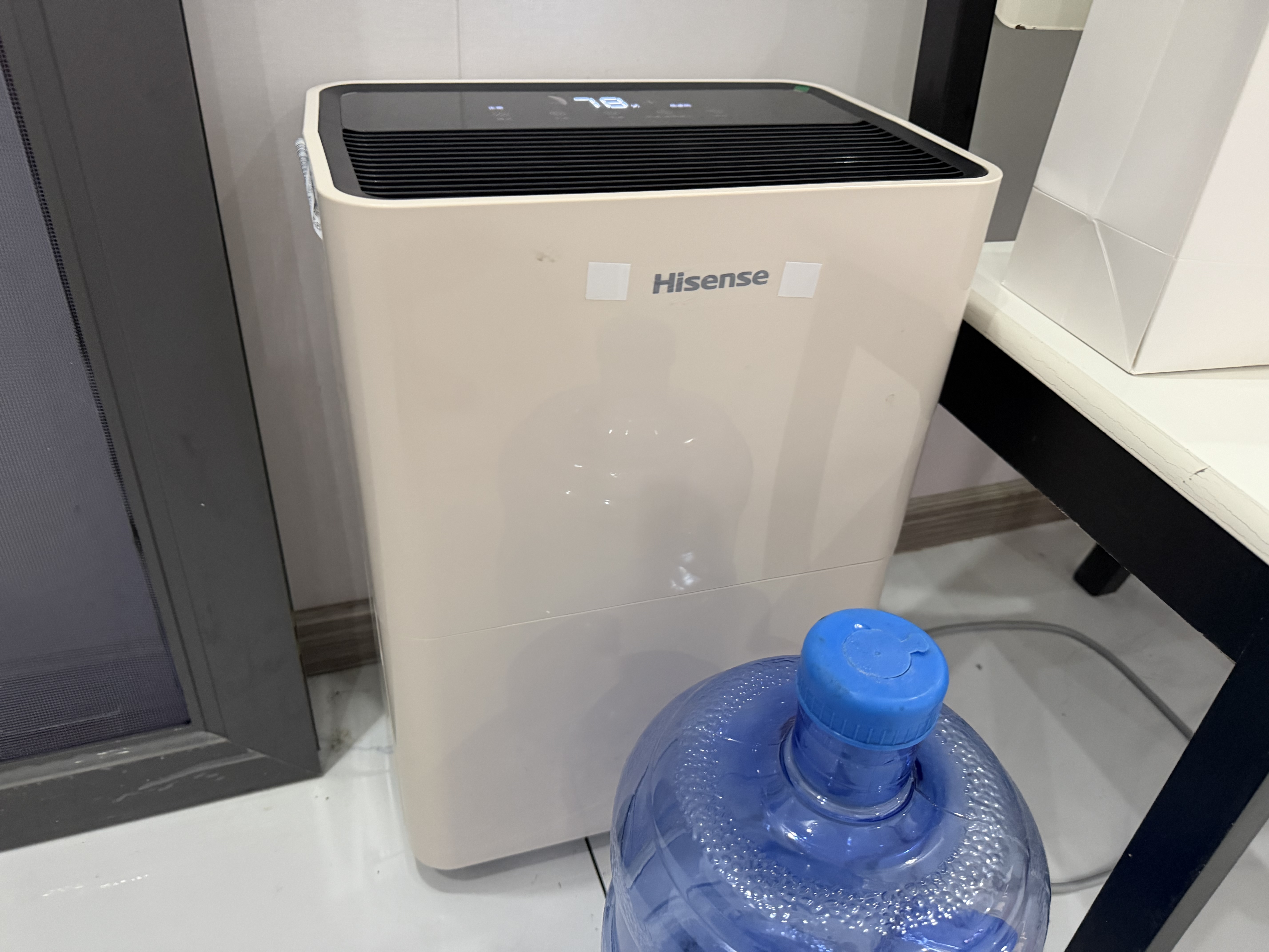 海信（Hisense）除湿机32升/天150㎡WIFI远程控制除湿器 回南天家用轻音抽湿器干衣净化地下室别墅抽湿机CF32BD/YW 实拍图