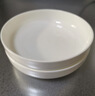 陶相惠骨瓷盘子家用菜盘釉下彩深盘5.5英寸2个装纯白陶瓷点心盘子微波炉 实拍图