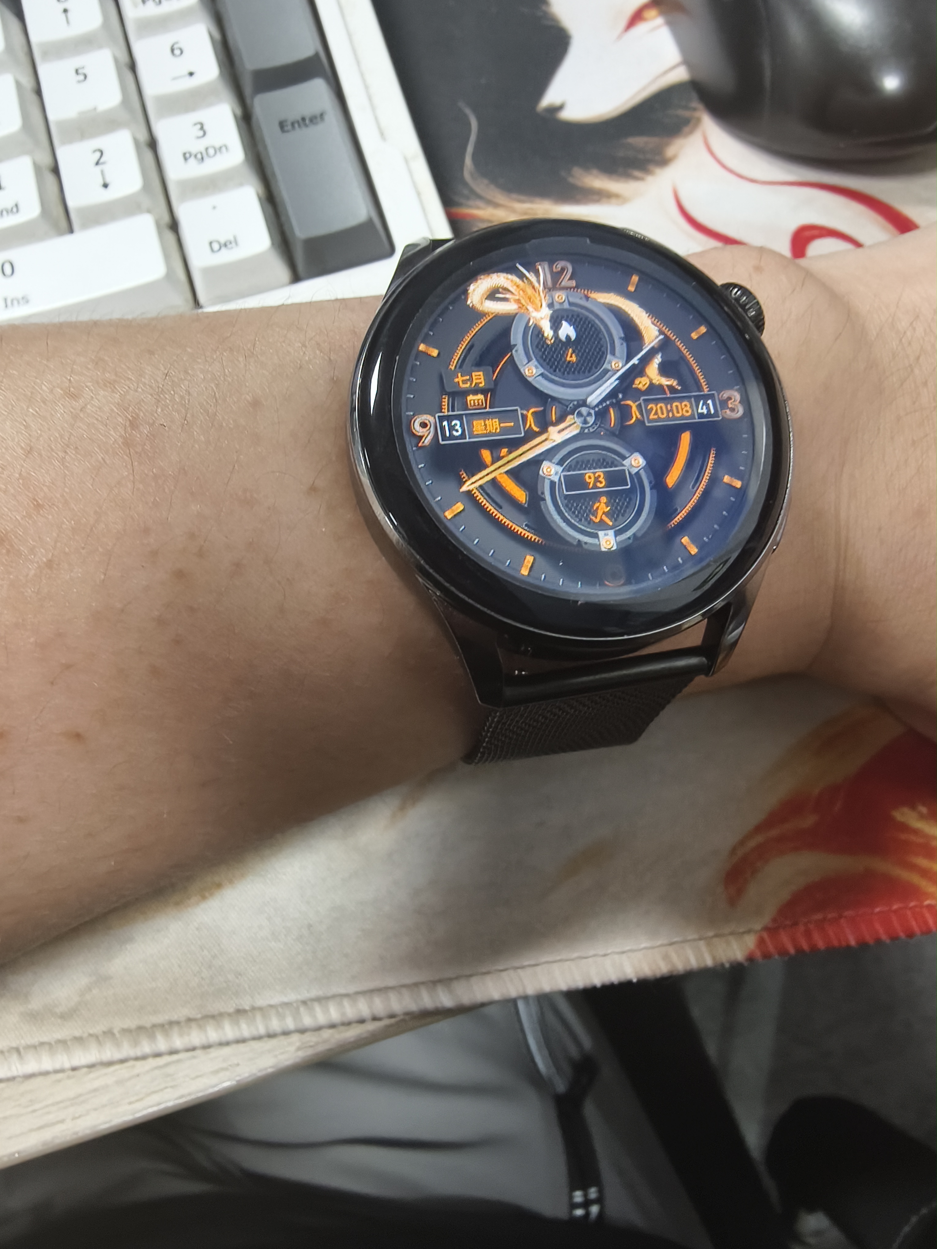 HUXIAVIM智能手表gt6 Ultra华强北运动watch心率血压血氧睡眠监测适配华为鸿蒙安卓苹果系统男女情侣礼物 黑网带 NFC+支付+海量表盘+运动健康监测 消息提醒+定位导航+超长待机+心率 实拍图