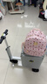 爱尔威（Airwheel）电动行李箱可骑行智能拉杆箱可坐可代步20英寸登机箱 青春版—银 实拍图
