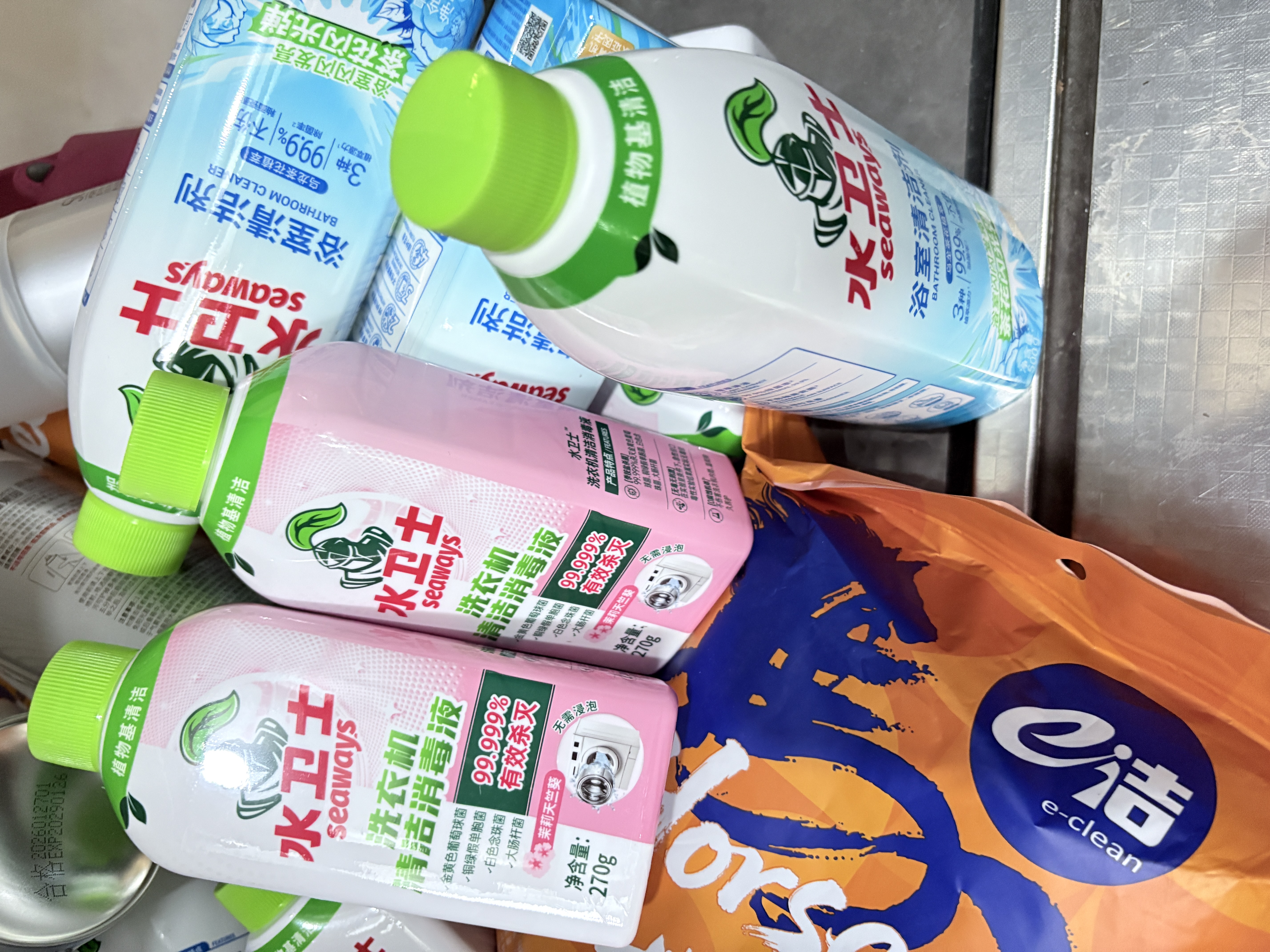 水卫士浴室清洁剂500g*6瓶卫生间厕所玻璃水瓷砖地板清洗剂 实拍图