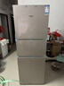 西门子（SIEMENS）271L三门冰箱小冰箱风冷无霜 双效过滤 精确控温 浅金色 KG28NV230C 实拍图