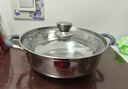 美厨（MAXCOOK）316不锈钢火锅28cm 汤锅火锅复底带盖 燃气电磁炉通用 MCT1969 实拍图