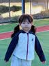 嘟嘟家女童运动外套短款秋款女宝连帽上衣洋气户外秋装女孩撞色外衣童装 藏青色 110 实拍图