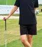 斐乐 斐乐官方男装针织短袖POLO衫夏季休闲凉感商务休闲上衣 A款-传奇蓝-NV XL 180/100A/XL 实拍图