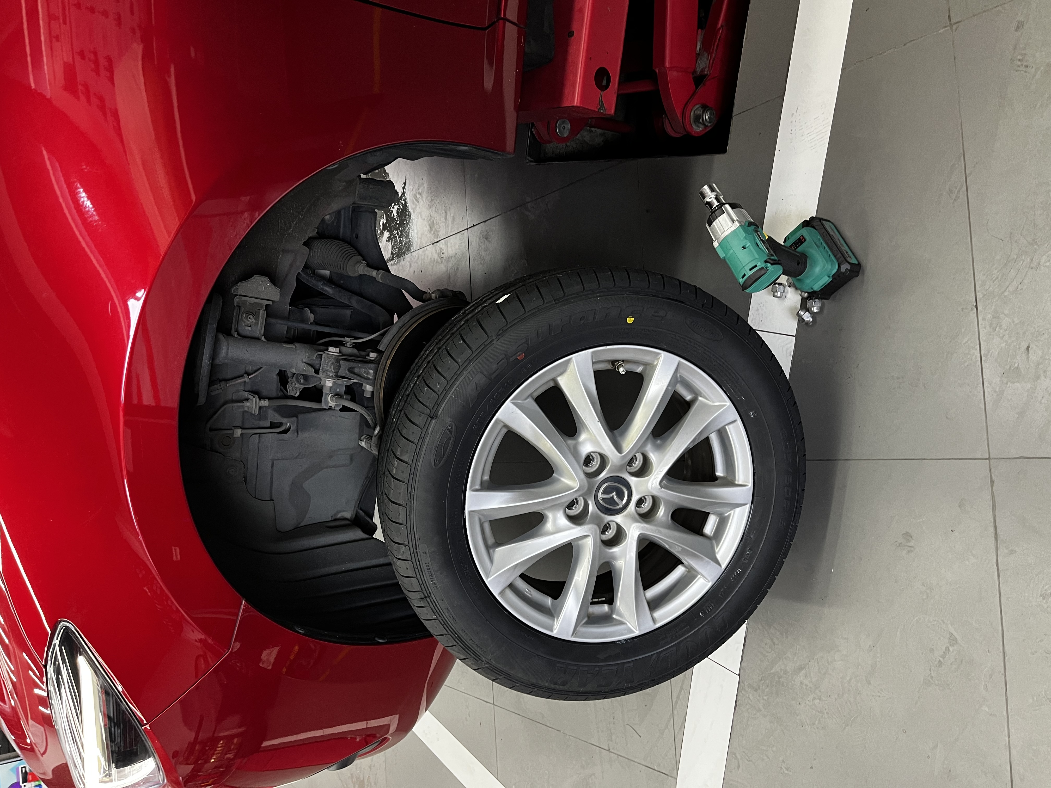 固特异（Goodyear）汽车轮胎 205/60R16 92V ATM 安乘 原配昂克赛拉 实拍图