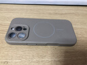 奶小鸭（NEYAA）适用苹果16pro手机壳 iphone16pro保护套镜头全包超薄Magsafe磁吸液态硅胶防摔简约男女款 钛原色 实拍图