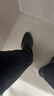卡帝乐鳄鱼男鞋商务正装皮鞋男士真皮休闲软底软面系带上班大码内增高结婚鞋 XQLQHH3668黑色四季款 43 实拍图